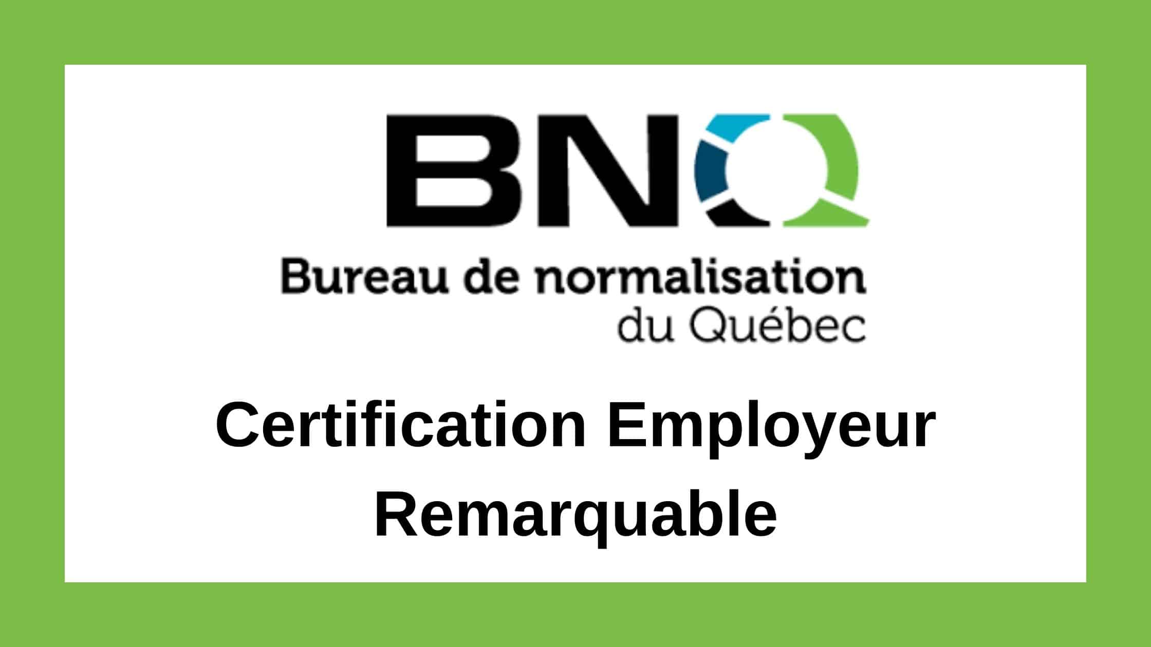 Certification Employeur Remarquable